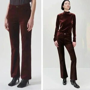 NEW Agolde Nico Bootcut Sateen Jeans in Chocolate Milk High Rise Flare Trendy